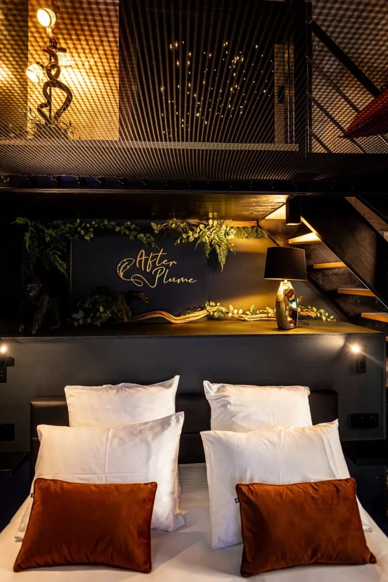 Appartement Lovenspa, suite romantique avec jacuzzi privatif pour week-end en amoureux, décoration after-plume.7 de After Plume