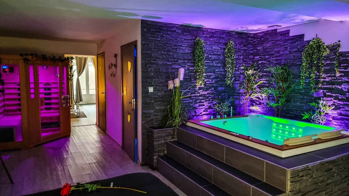 Appart Spa Gray - Love’nSpa - weekend en amoureux, love rooms avec spa ou jacuzzi privatifAppart Spa Gray