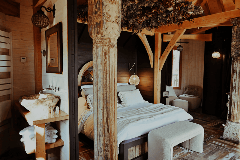 Cabane Château Spa Monbazillac - Love’nSpa - weekend en amoureux, love rooms avec spa ou jacuzzi privatif3 de Cabane Château Spa Monbazillac
