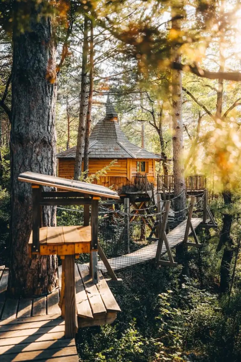 Cabane dans les arbres avec jacuzzi privatif - Aristoloche - Love’nSpa - weekend en amoureux, love rooms avec spa ou jacuzzi privatif7 de Cabane dans les arbres avec jacuzzi privatif - Aristoloche