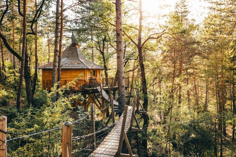 Cabane dans les arbres avec jacuzzi privatif - Aristoloche - Love’nSpa - weekend en amoureux, love rooms avec spa ou jacuzzi privatif3 de Cabane dans les arbres avec jacuzzi privatif - Aristoloche