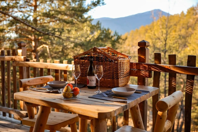 Cabane dans les arbres avec jacuzzi privatif - Bois d'Arambe - Love’nSpa - weekend en amoureux, love rooms avec spa ou jacuzzi privatif4 de Cabane dans les arbres avec jacuzzi privatif - Bois d'Arambe