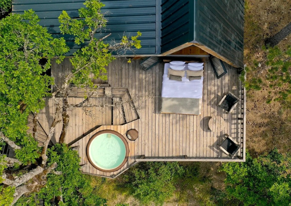 Cabane dans les arbres avec jacuzzi privatif - Petite Buëch - Love’nSpa - weekend en amoureux, love rooms avec spa ou jacuzzi privatif22 de Cabane dans les arbres avec jacuzzi privatif - Petite Buëch