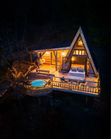 Cabane dans les arbres avec jacuzzi privatif - Petite Buëch - Love’nSpa - weekend en amoureux, love rooms avec spa ou jacuzzi privatif