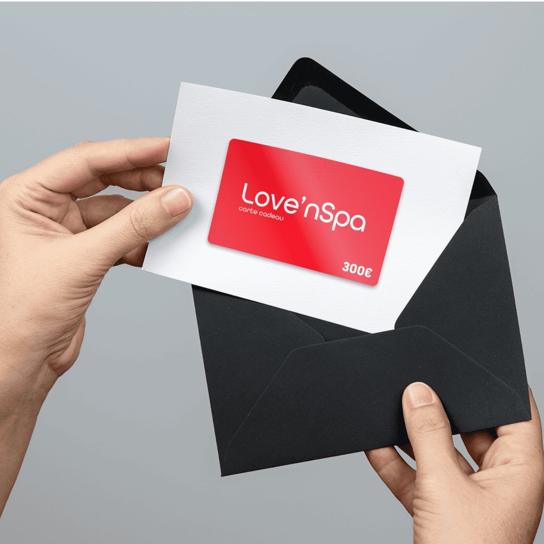Carte Cadeau Love'nSpa - Love’nSpa - weekend en amoureux, love rooms avec spa ou jacuzzi privatifCarte Cadeau Love'nSpa