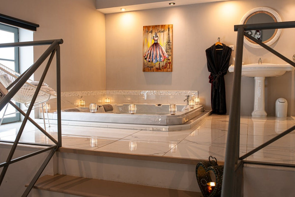 Charme au fil de l'eau - Baiser Volé - Love’nSpa - weekend en amoureux, love rooms avec spa ou jacuzzi privatif12 de Charme au fil de l'eau - Baiser Volé