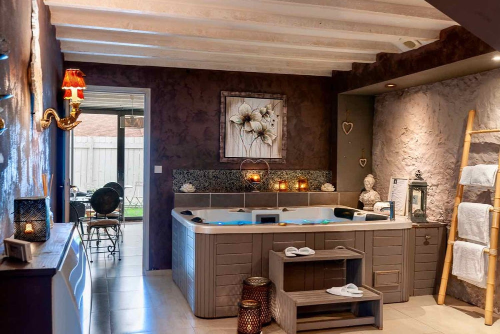 Charme au fil de l'eau - Juste Toi Et Moi - Love’nSpa - weekend en amoureux, love rooms avec spa ou jacuzzi privatif4 de Charme au fil de l'eau - Juste Toi Et Moi
