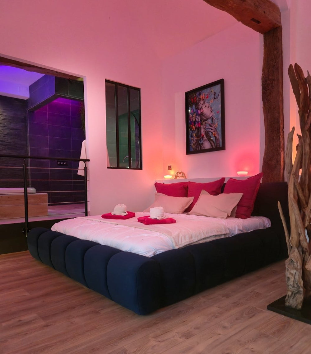DOMAINE DE LA BESNERIE - Mont Evasion Spa - Love’nSpa - weekend en amoureux, love rooms avec spa ou jacuzzi privatif11 de DOMAINE DE LA BESNERIE - Mont Evasion Spa