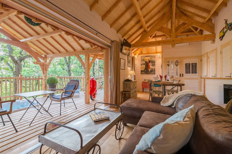 Domaine de Pech et Lafon - Cabane Spa Dolce Vita - Love’nSpa - weekend en amoureux, love rooms avec spa ou jacuzzi privatif1 de Domaine de Pech et Lafon - Cabane Spa Dolce Vita