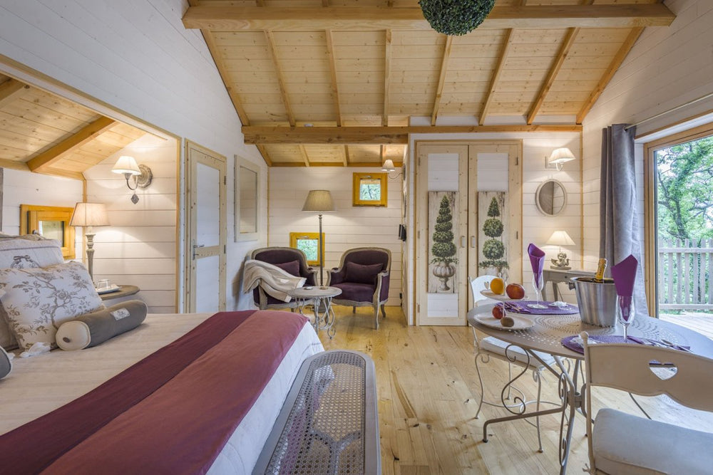 Domaine de Pech et Lafon - Cabane Spa Toscane - Love’nSpa - weekend en amoureux, love rooms avec spa ou jacuzzi privatif3 de Domaine de Pech et Lafon - Cabane Spa Toscane