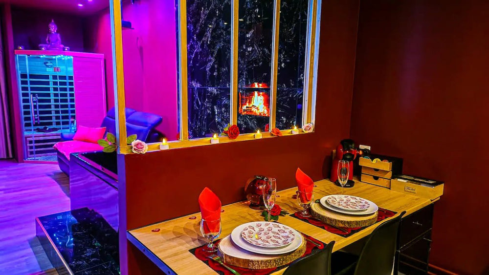 Douplex - Love’nSpa - weekend en amoureux, love rooms avec spa ou jacuzzi privatif18 de Ascension du Love - Jacuzzi et Sauna