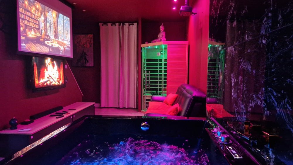 Douplex - Love’nSpa - weekend en amoureux, love rooms avec spa ou jacuzzi privatif6 de Ascension du Love - Jacuzzi et Sauna