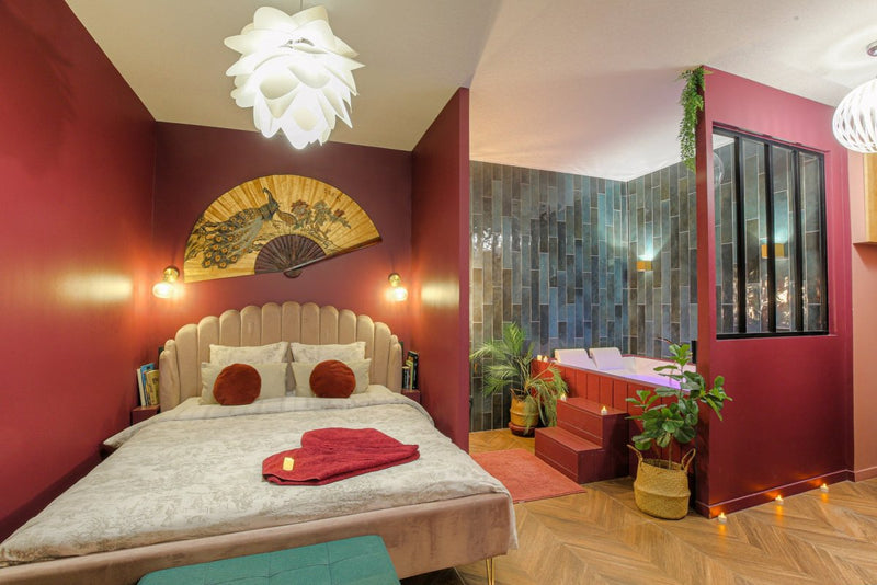 Expérience Premium balnéo & clim - Love’nSpa - weekend en amoureux, love rooms avec spa ou jacuzzi privatif1 de Expérience Premium balnéo & clim