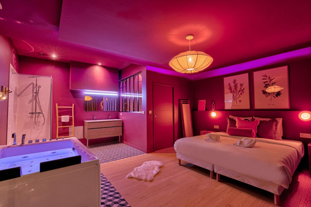 Expérience XXL balnéo et sauna premium - Love’nSpa - weekend en amoureux, love rooms avec spa ou jacuzzi privatif1 de Expérience XXL balnéo et sauna premium