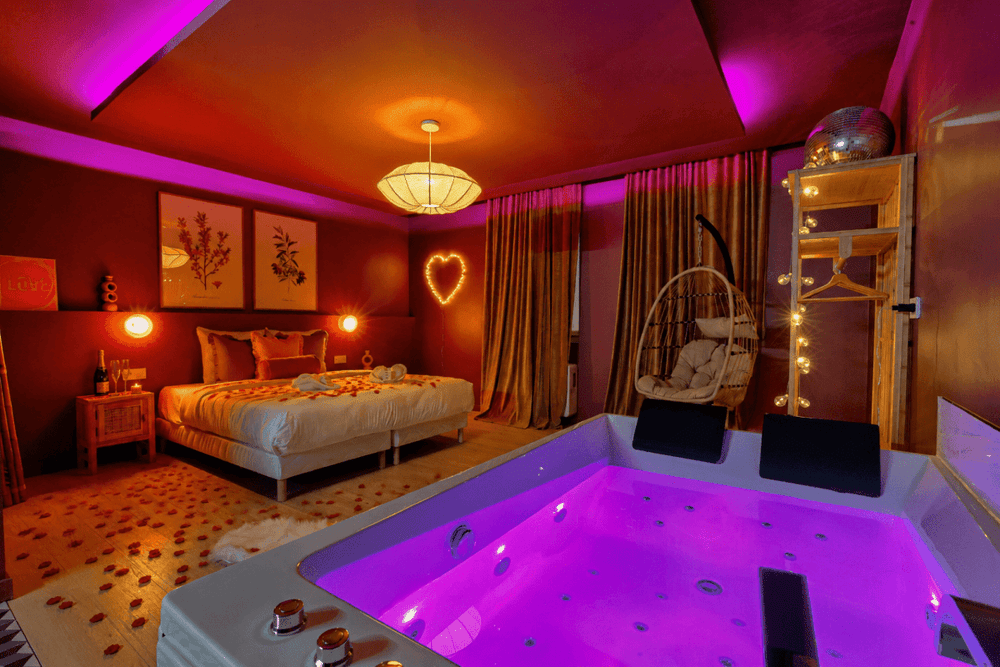 Expérience XXL balnéo et sauna premium - Love’nSpa - weekend en amoureux, love rooms avec spa ou jacuzzi privatif5 de Expérience XXL balnéo et sauna premium