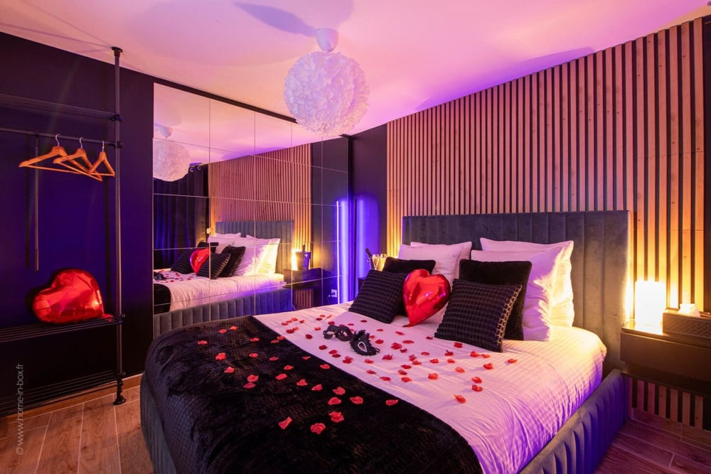 Jacuzzi Secret 91 Love Room insolite ❤️ 30 minutes de Paris❤️ - Love’nSpa - weekend en amoureux, love rooms avec spa ou jacuzzi privatif2 de Jacuzzi Secret 91 Love Room insolite ❤️ 30 minutes de Paris❤️