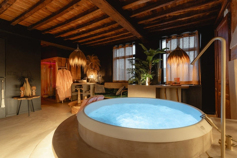 La Cabaña - Casa ici & là - Love’nSpa - weekend en amoureux, love rooms avec spa ou jacuzzi privatif1 de La Cabaña - Casa ici & là
