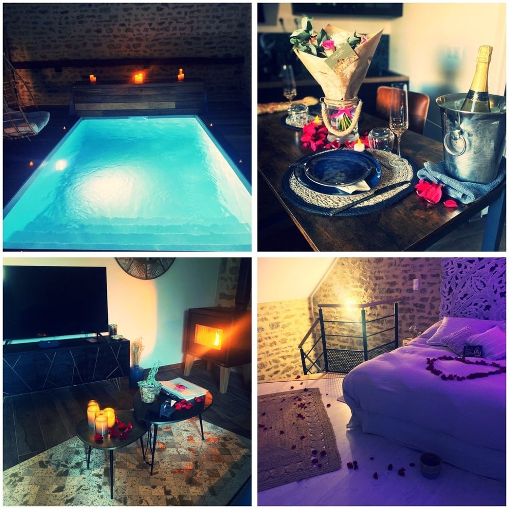 La Grange Epicurienne - Love’nSpa - weekend en amoureux, love rooms avec spa ou jacuzzi privatif10 de La Grange Epicurienne