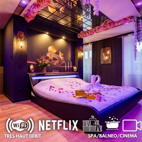 La Prestigieuse - Love’nSpa - weekend en amoureux, love rooms avec spa ou jacuzzi privatif9 de La Prestigieuse