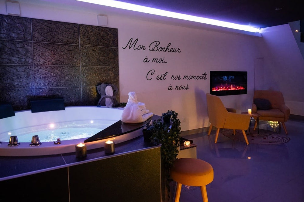 La Suite 55 - La Contemporaine - Love’nSpa - weekend en amoureux, love rooms avec spa ou jacuzzi privatif4 de La Suite 55 - La Contemporaine