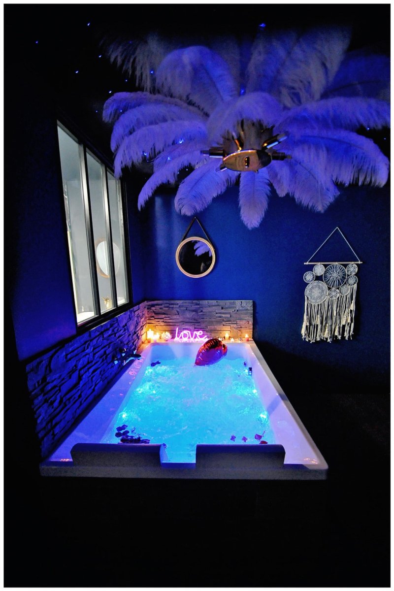 La suite 7ième ciel étoilée et SPA XXL - Love’nSpa - weekend en amoureux, love rooms avec spa ou jacuzzi privatif3 de La suite 7ième ciel étoilée et SPA XXL
