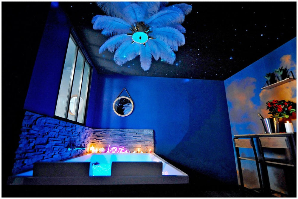 La suite 7ième ciel étoilée et SPA XXL - Love’nSpa - weekend en amoureux, love rooms avec spa ou jacuzzi privatif3 de La suite 7ième ciel étoilée et SPA XXL