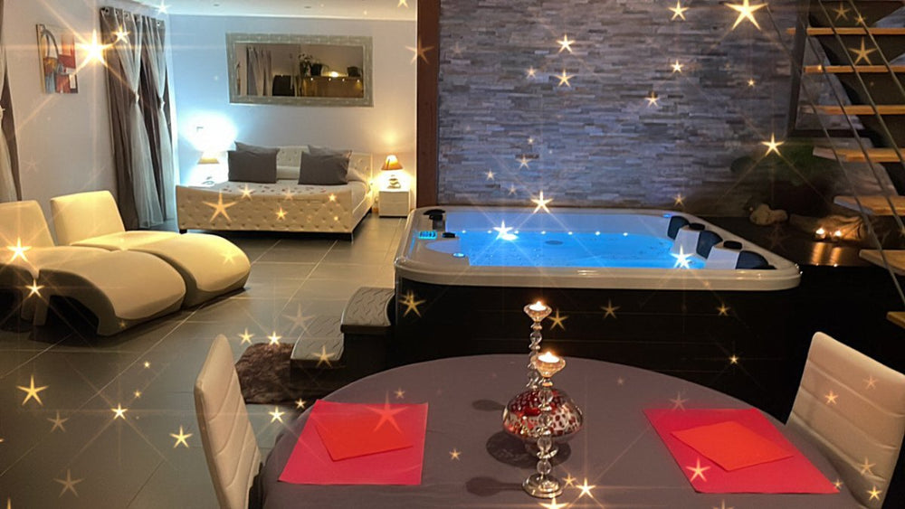 La Villa des Délices - Love’nSpa - weekend en amoureux, love rooms avec spa ou jacuzzi privatif4 de La Villa des Délices