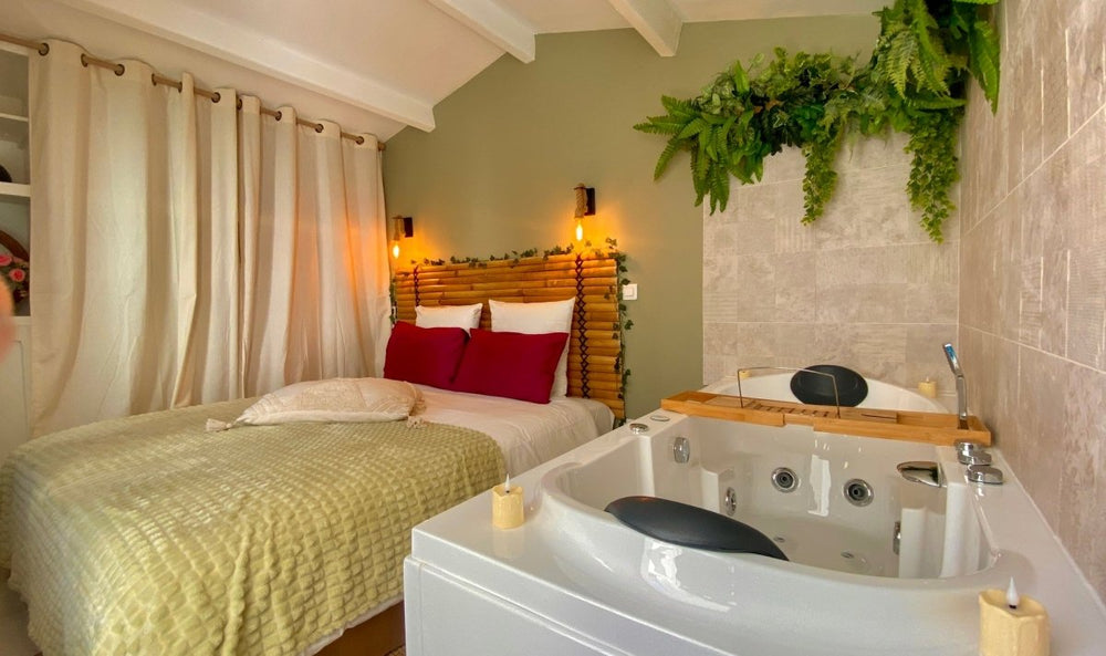 L'Annexe du Tropical Lodge Spa - Love’nSpa - weekend en amoureux, love rooms avec spa ou jacuzzi privatif11 de L'Annexe du Tropical Lodge Spa