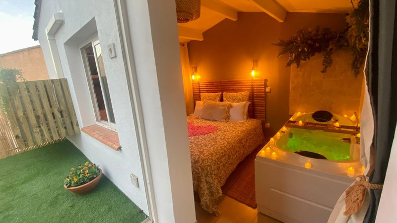 L'Annexe du Tropical Lodge Spa - Love’nSpa - weekend en amoureux, love rooms avec spa ou jacuzzi privatif4 de L'Annexe du Tropical Lodge Spa