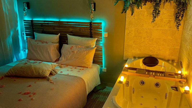 L'Annexe du Tropical Lodge Spa - Love’nSpa - weekend en amoureux, love rooms avec spa ou jacuzzi privatif2 de L'Annexe du Tropical Lodge Spa