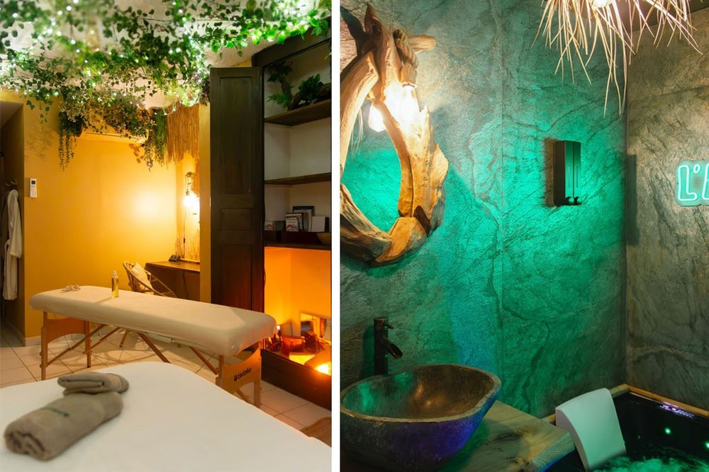 L'aventurier, la jungle - Love’nSpa - weekend en amoureux, love rooms avec spa ou jacuzzi privatif9 de L'aventurier, la jungle