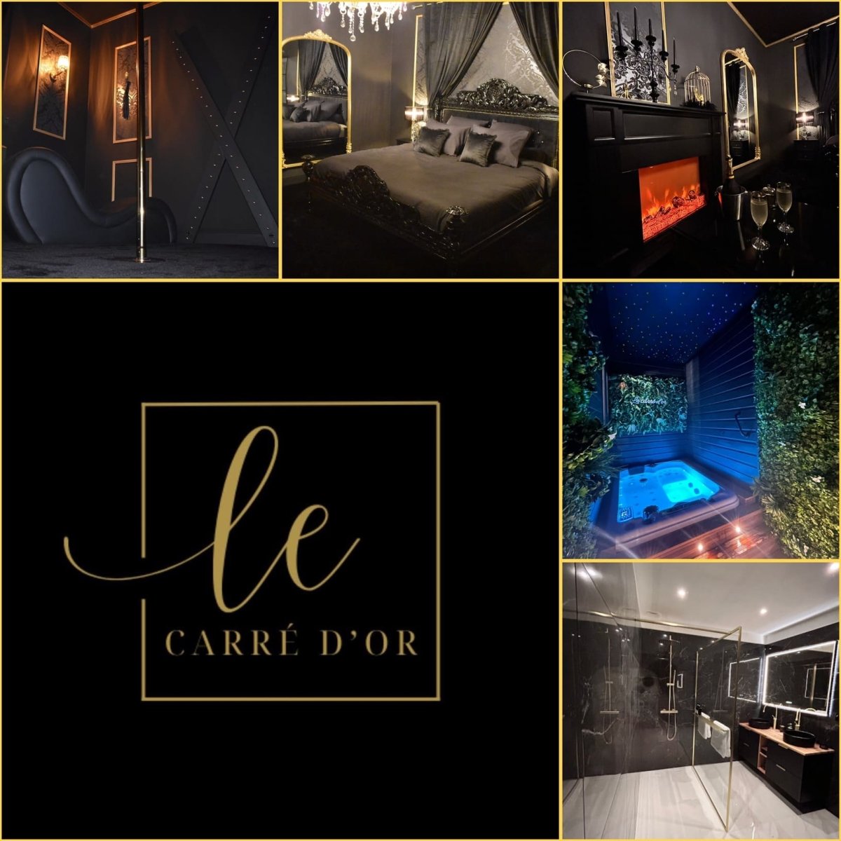 Le Carré d'Or - Love’nSpa - weekend en amoureux, love rooms avec spa ou jacuzzi privatifLe Carré d'Or