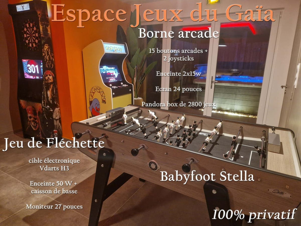 Le Gaïa - Love’nSpa - weekend en amoureux, love rooms avec spa ou jacuzzi privatif4 de Le Gaïa