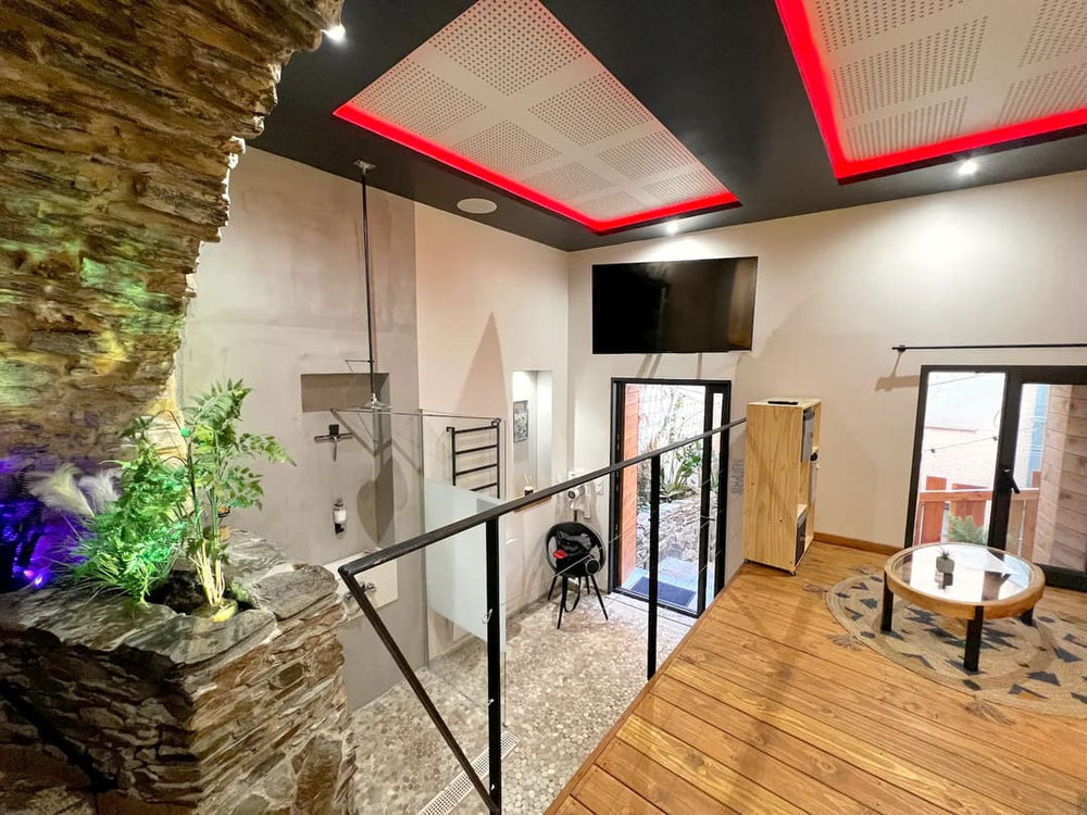 Le Ginkgo Collioure : spa troglodyte - Love’nSpa - weekend en amoureux, love rooms avec spa ou jacuzzi privatif6 de Le Ginkgo Collioure: troglodyte spa