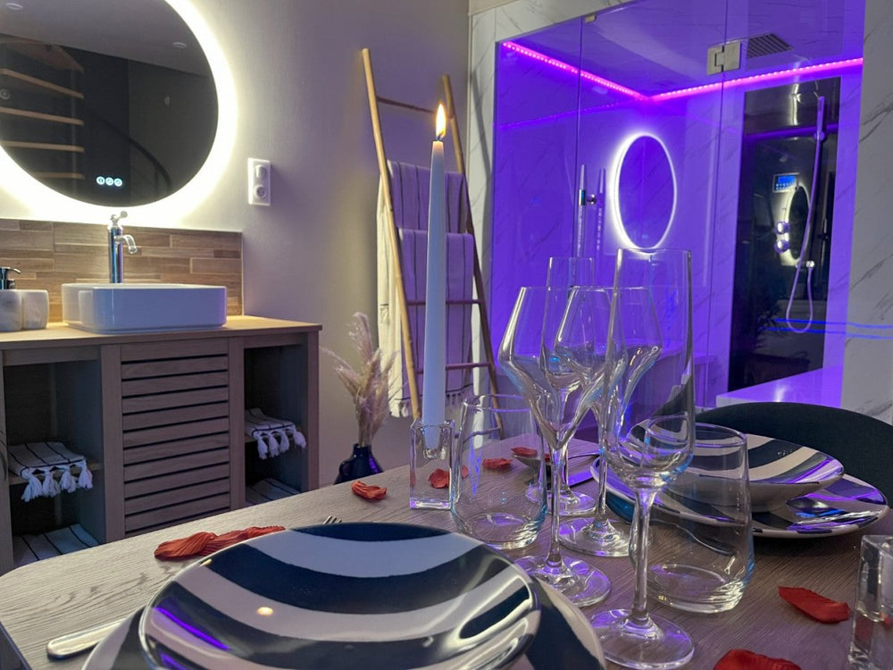Le Lagoon - Love’nSpa - weekend en amoureux, love rooms avec spa ou jacuzzi privatif6 de Le Lagoon
