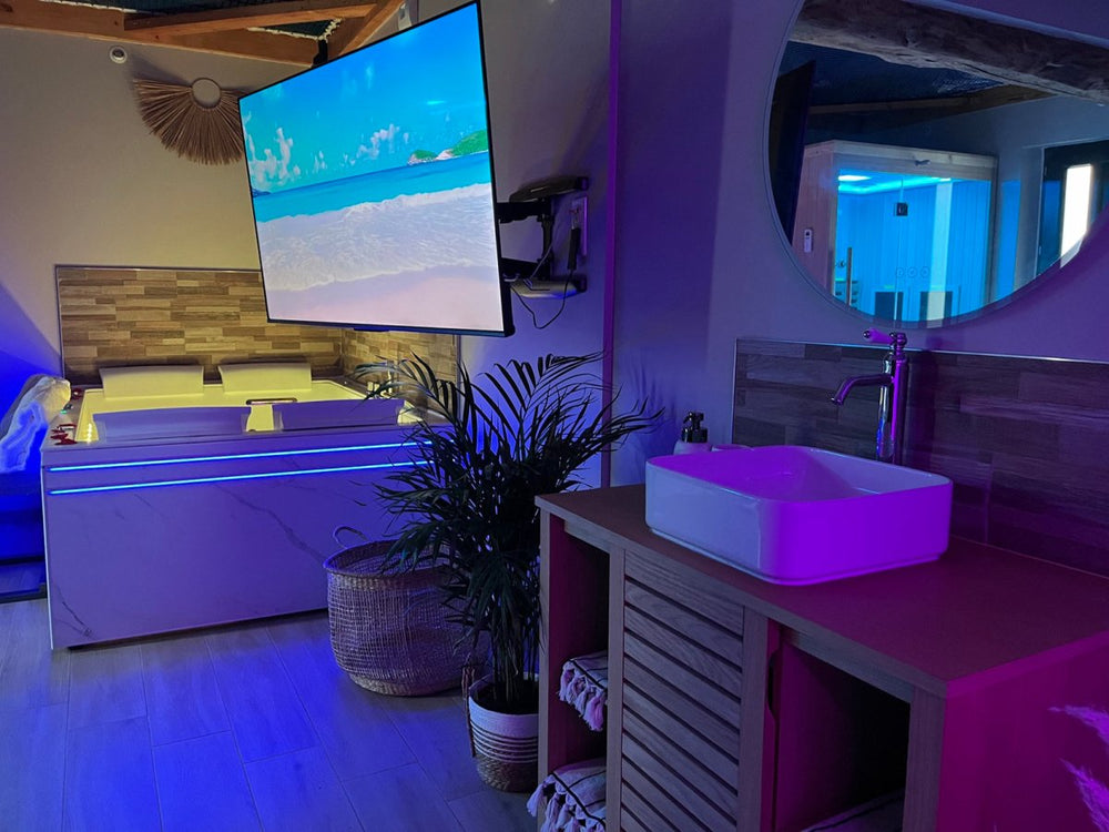Le Lagoon - Love’nSpa - weekend en amoureux, love rooms avec spa ou jacuzzi privatif4 de Le Lagoon