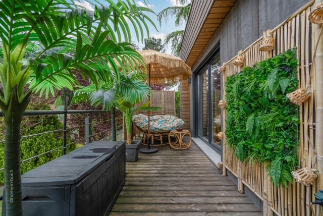 Le Lodge de la Jungle - Love’nSpa - weekend en amoureux, love rooms avec spa ou jacuzzi privatif4 de Le Lodge de la Jungle
