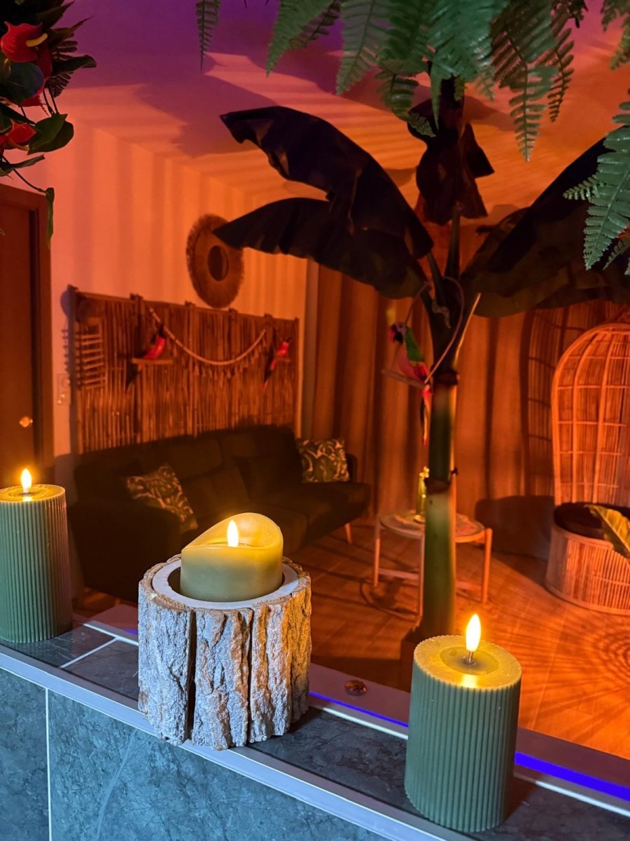 Le Lodge de la Jungle - Love’nSpa - weekend en amoureux, love rooms avec spa ou jacuzzi privatif11 de Le Lodge de la Jungle