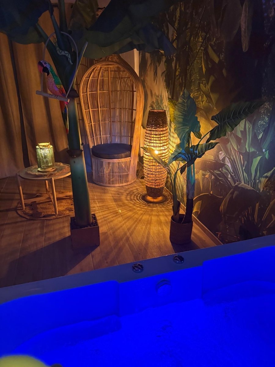 Le Lodge de la Jungle - Love’nSpa - weekend en amoureux, love rooms avec spa ou jacuzzi privatif16 de Le Lodge de la Jungle