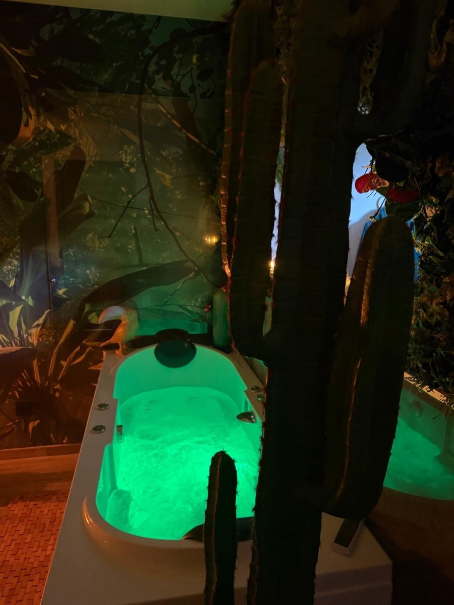 Le Lodge de la Jungle - Love’nSpa - weekend en amoureux, love rooms avec spa ou jacuzzi privatif12 de Le Lodge de la Jungle