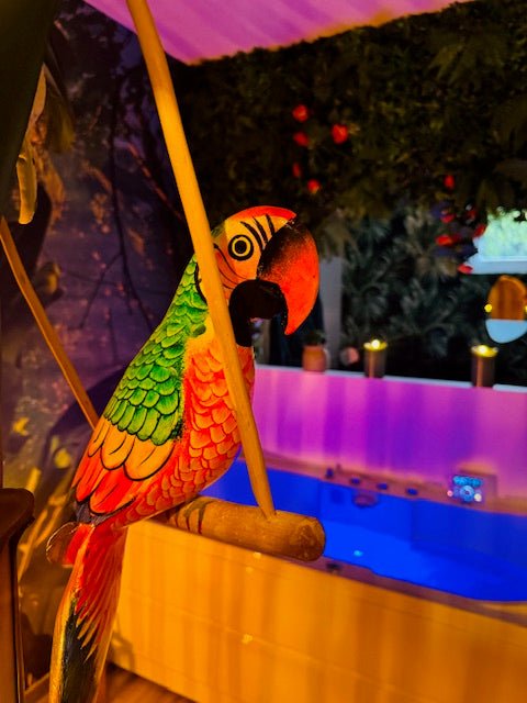 Le Lodge de la Jungle - Love’nSpa - weekend en amoureux, love rooms avec spa ou jacuzzi privatif19 de Le Lodge de la Jungle