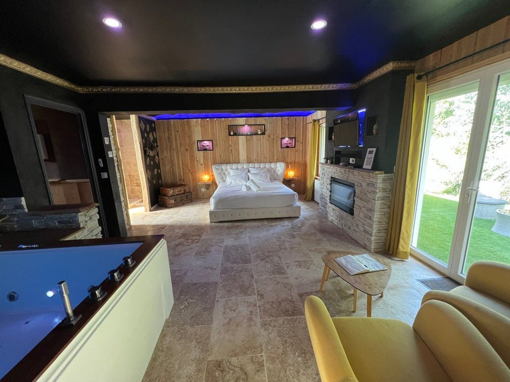 Le Lodge des Charmes - Love’nSpa - weekend en amoureux, love rooms avec spa ou jacuzzi privatif7 de Le Lodge des Charmes
