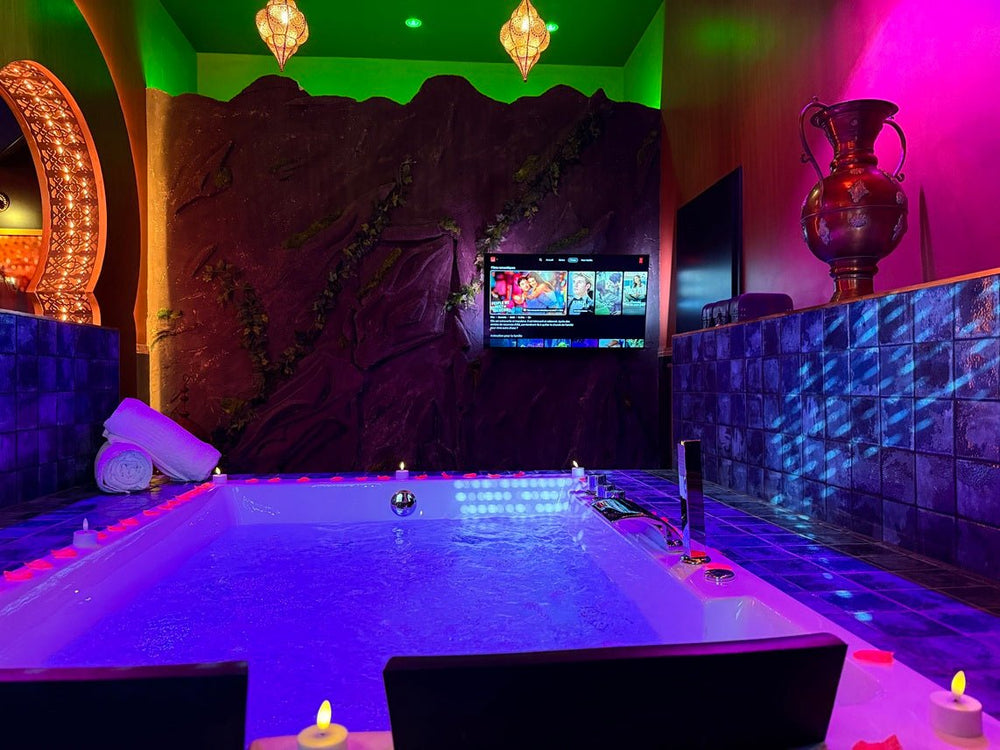 Le Palais des Mille et Une Nuits - Love Room, Jacuzzi, Pièce Secrète - Love’nSpa - weekend en amoureux, love rooms avec spa ou jacuzzi privatif17 de Le Palais des Mille et Une Nuits - Love Room, Jacuzzi, Pièce Secrète
