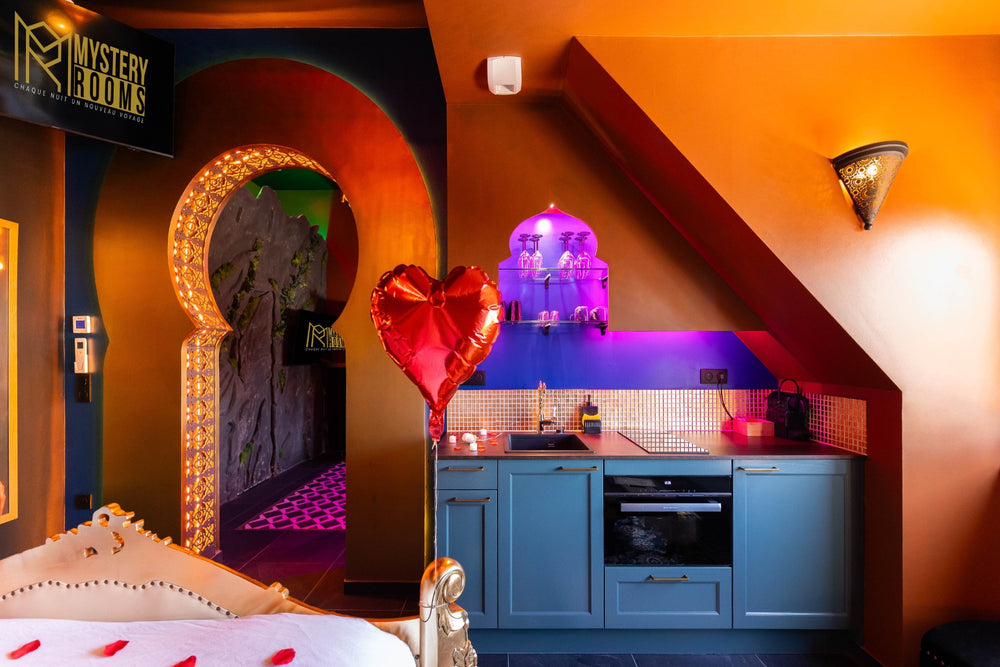 Le Palais des Mille et Une Nuits - Love Room, Jacuzzi, Pièce Secrète - Love’nSpa - weekend en amoureux, love rooms avec spa ou jacuzzi privatif8 de Le Palais des Mille et Une Nuits - Love Room, Jacuzzi, Pièce Secrète
