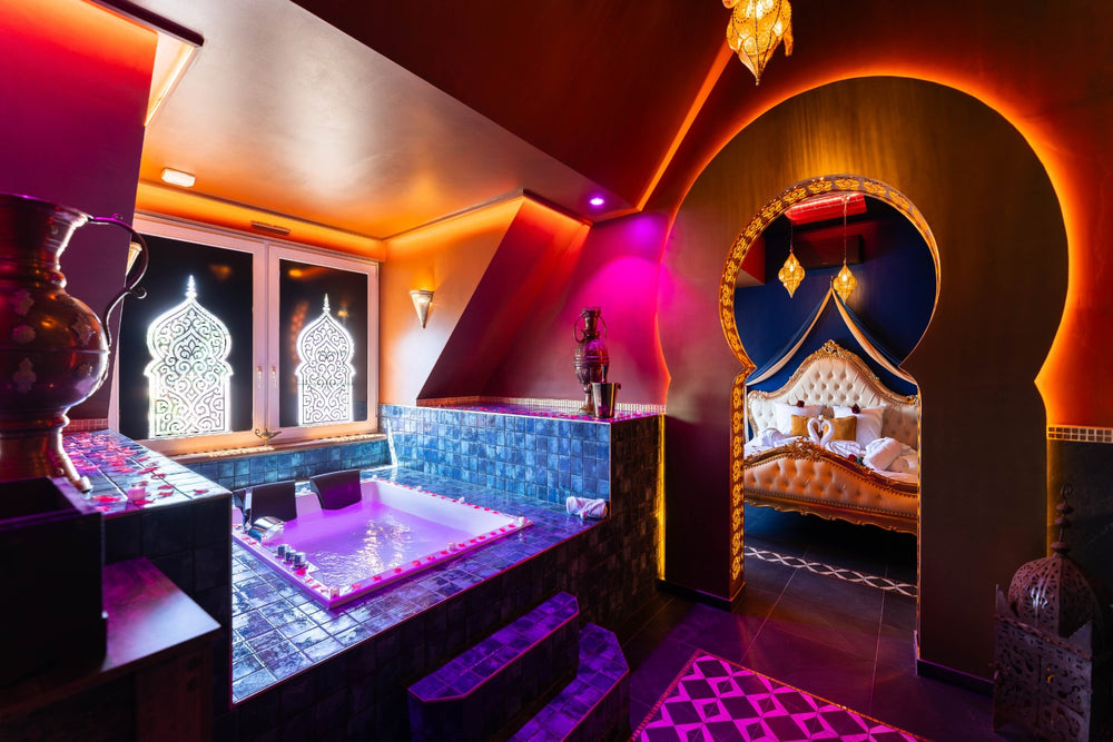 Le Palais des Mille et Une Nuits - Love Room, Jacuzzi, Pièce Secrète - Love’nSpa - weekend en amoureux, love rooms avec spa ou jacuzzi privatif1 de Le Palais des Mille et Une Nuits - Love Room, Jacuzzi, Pièce Secrète