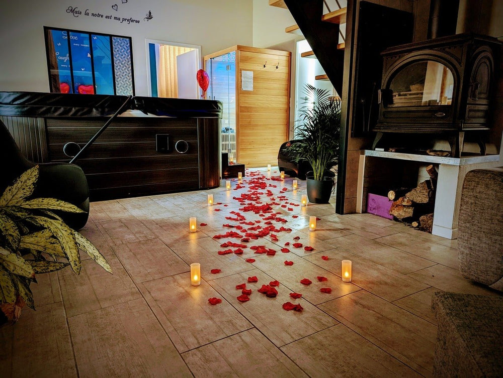 Le Romantik' - Love’nSpa - weekend en amoureux, love rooms avec spa ou jacuzzi privatif5 de Le Romantik'