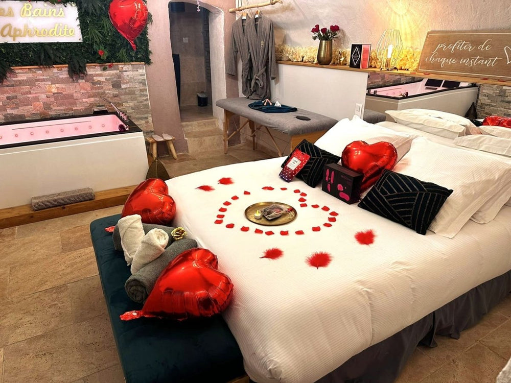 Les Bains d'Aphrodite - Love’nSpa - weekend en amoureux, love rooms avec spa ou jacuzzi privatif1 de Les Bains d'Aphrodite