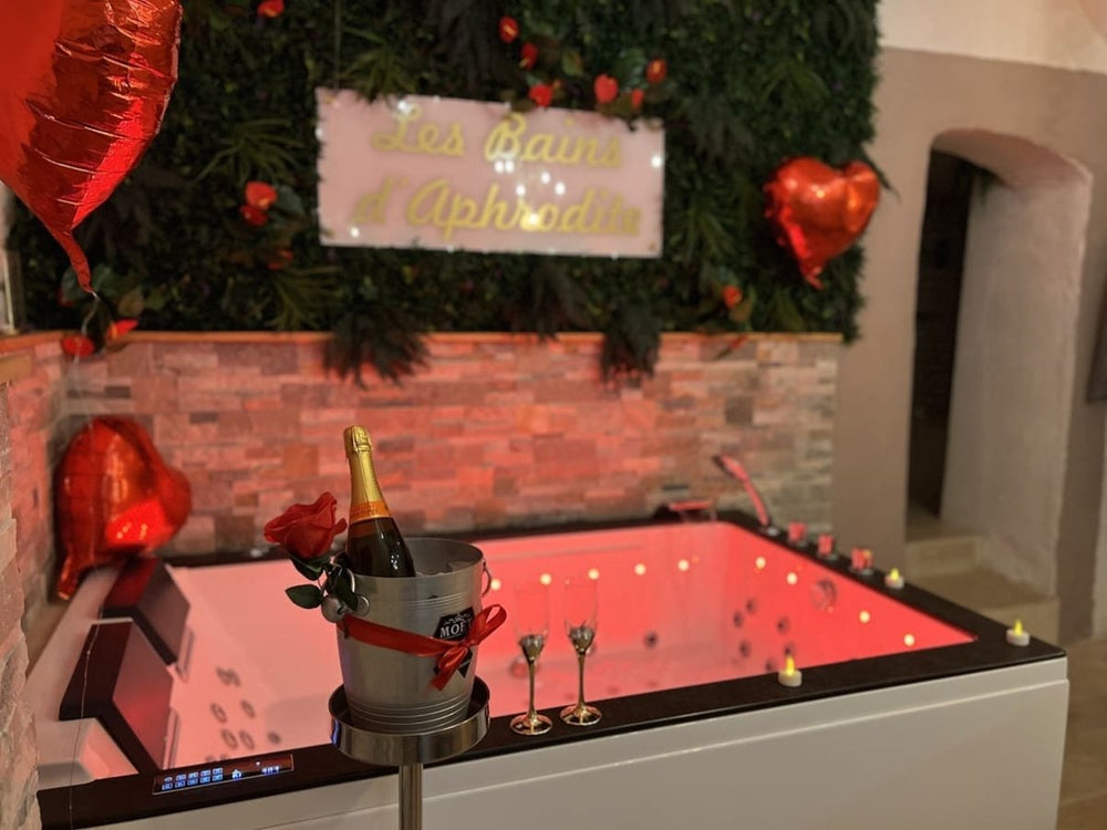 Les Bains d'Aphrodite - Love’nSpa - weekend en amoureux, love rooms avec spa ou jacuzzi privatif8 de Les Bains d'Aphrodite