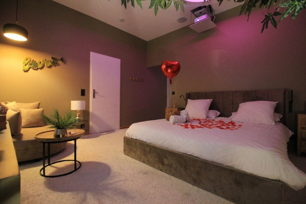 Les Cinq Eléments // Love room La Terre - Love’nSpa - weekend en amoureux, love rooms avec spa ou jacuzzi privatif3 de Les Cinq Eléments // Love room La Terre