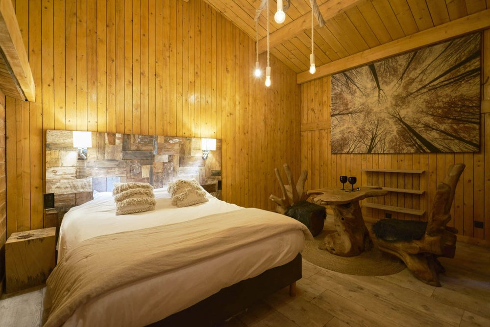 Les Cottages du Parc - Le Cottage Canadien - Love’nSpa - weekend en amoureux, love rooms avec spa ou jacuzzi privatif8 de Les Cottages du Parc - Le Cottage Canadien